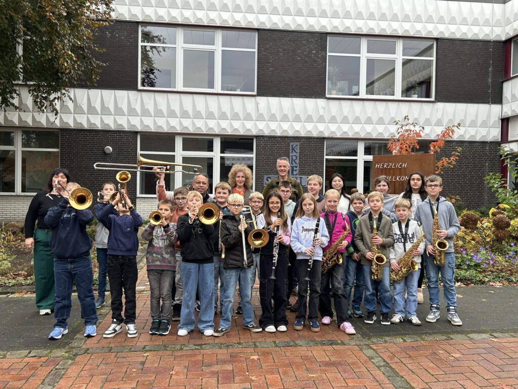 Eine neue Bläserklasse an der Kreuzschule Heek – Willkommen, Klasse 5b!