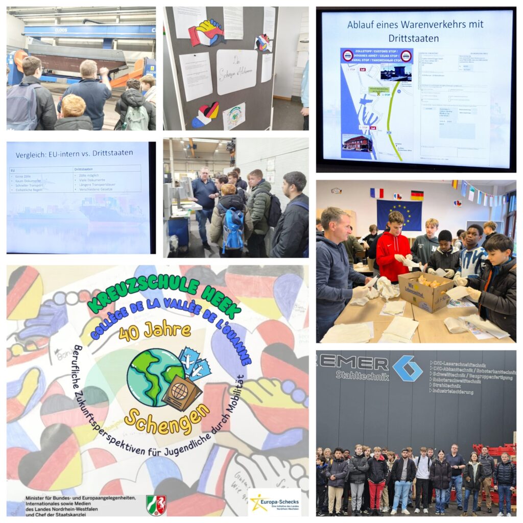 40 Jahre Schengen - die Kreuzschule feiert Europa