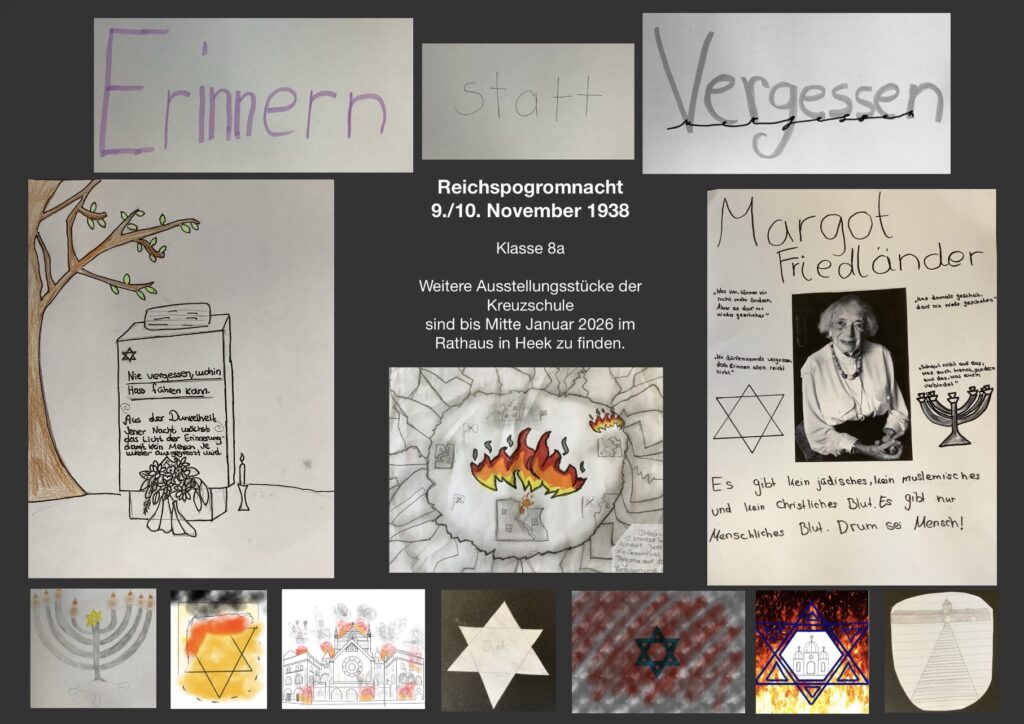 Erinnern statt Vergessen - Projekt der Klasse 8a