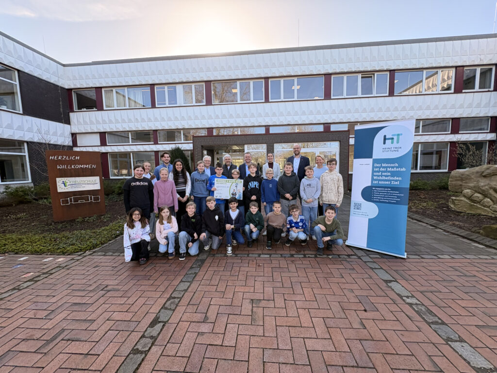 Erfolgreiche Teilnahme am E-Waste Race: Klasse 5b der Kreuzschule Heek gewinnt knapp